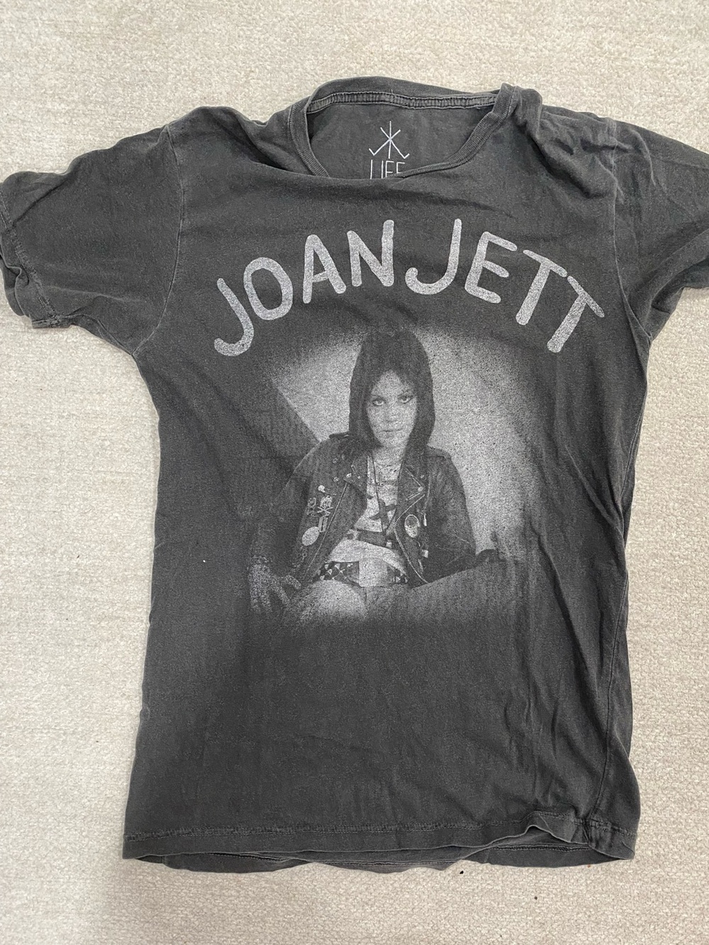 JOAN JETT Black Graphic Tee